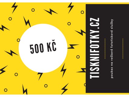 dárkový poukaz 500 Kč - pro tisk- podmínky užití v detailu produktu