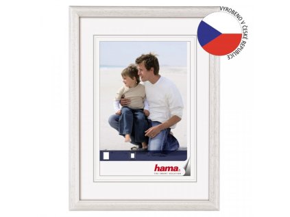 76474 hama ramecek dreveny oregon bily 30x45cm