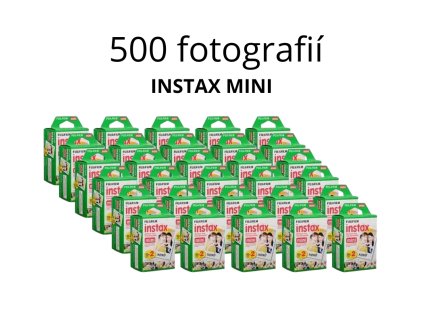 200 fotogrrafií INSTAX WIDE 3