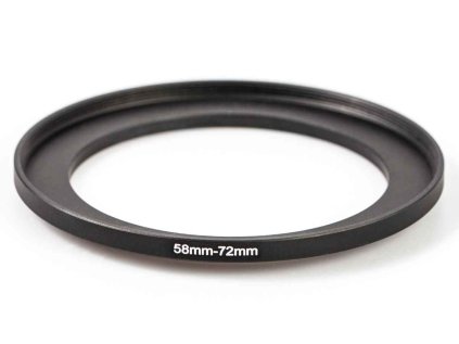 redukce step up ring 58 mm na 72 mm