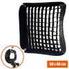 Quick softbox s voštinou 60x60 a držákem S2 pro speedlite blesk , Godox SGGV6060